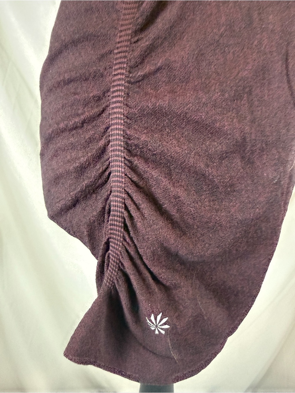 Athleta‎ Ruched Racerback Active Tank Burgundy- Size Small - Picture 4 of 5